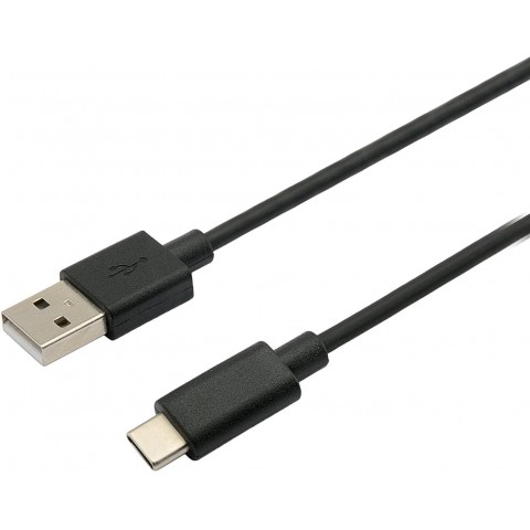 Kabel C-TECH USB 2.0 AM na Type-C kabel (AM CM), 1m, černý