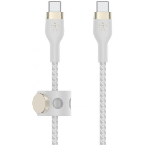 Belkin kabel USB-C s konektorem USC-C,3M bilý pletený