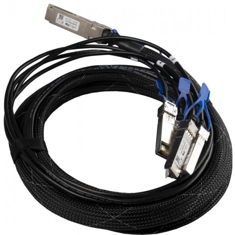 MikroTik XQ+BC0003-XS+ QSFP28 na 4xSFP28 rozbočovací kabel