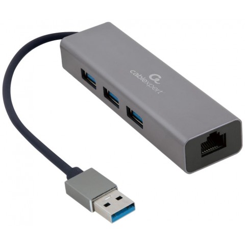 Gembird USB-A LAN, 3x USB 3.0