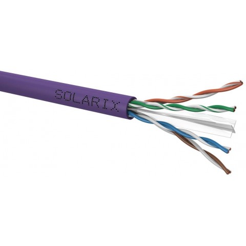 Instal.kabel Solarix CAT6 UTP LSOH Dca 100m box
