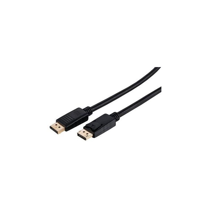 Kabel C-TECH DisplayPort 1.2, 4K@60Hz, M M, 1m