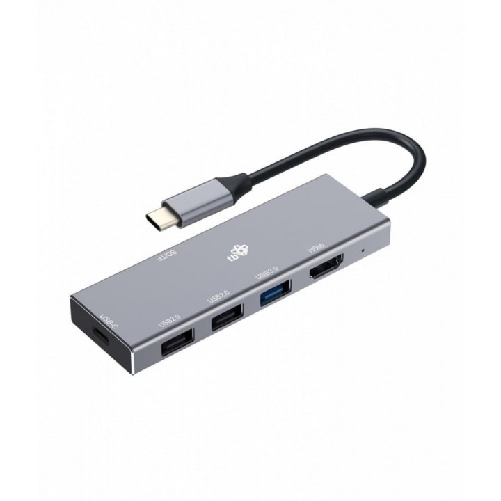 TB USB-C 7v1 adapter USB 3.0, 2xUSB 2.0, HDMI, PD, SD TF