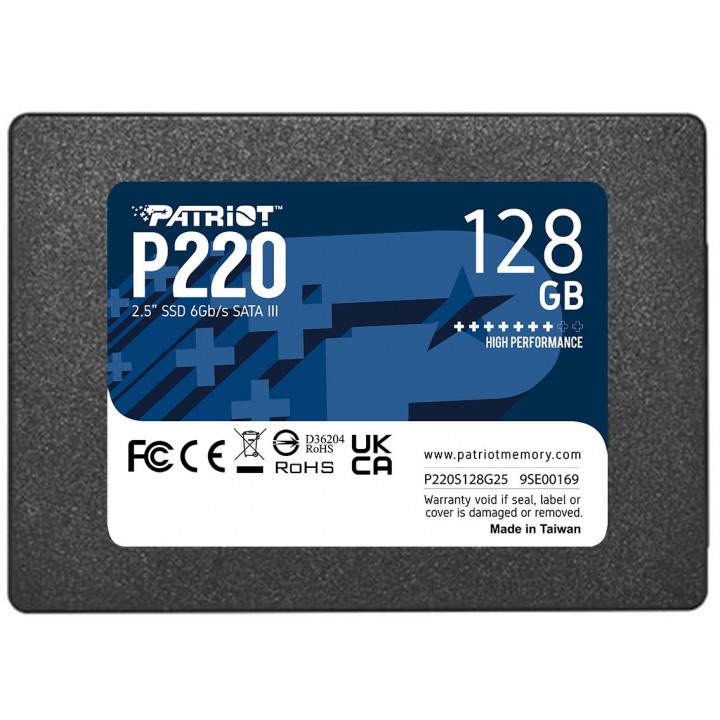PATRIOT P220 128GB SSD 2.5" SATA 3R