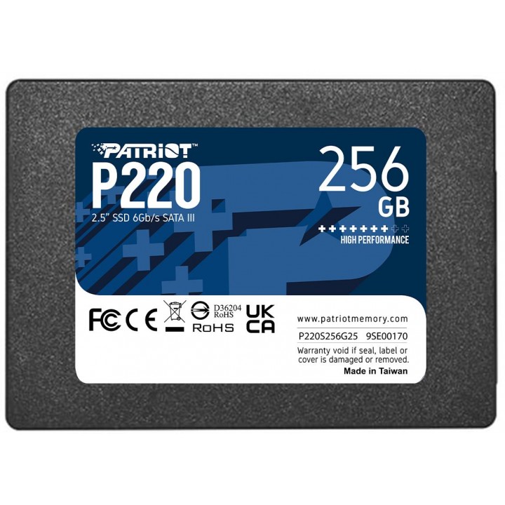 PATRIOT P220 256GB SSD 2.5" SATA 3R
