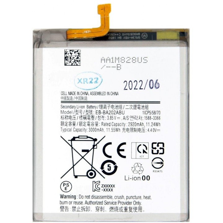 Samsung A20e baterie EB-BA202ABE Li-Ion 3000mAh (OEM)