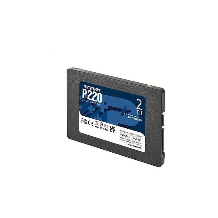 SSD 2TB PATRIOT P220 550 500 MB s