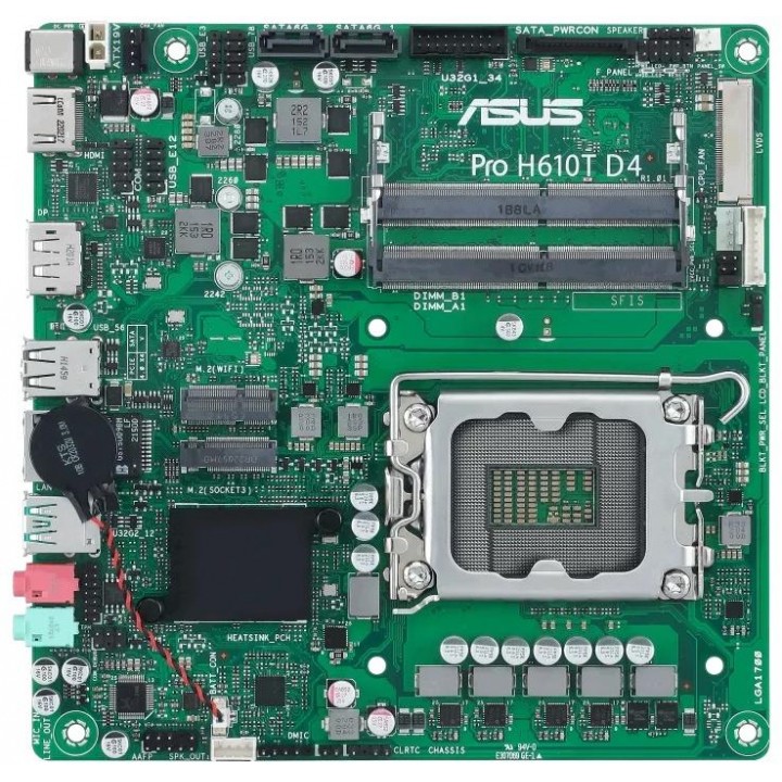 ASUS Pro H610T D4-CSM LGA 1700 mITX