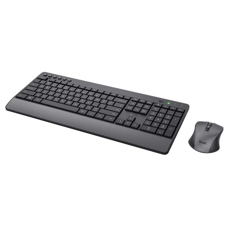 TRUST Trezo comfort bezdrátový set klávesnice a myši DE
