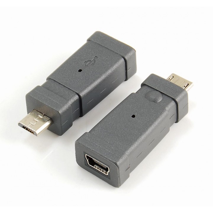 PremiumCord USB redukce Mini 5 PIN female - Micro USB male