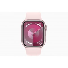 Apple Watch S9 Cell 41mm Pink Sport Band Light Pink -S M