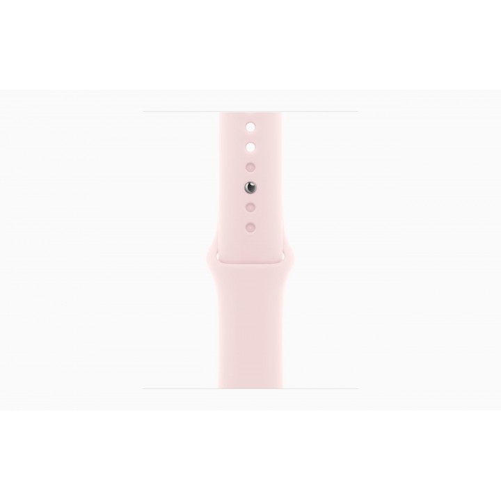 Apple Watch S9 Cell 41mm Pink Sport Band Light Pink -M L