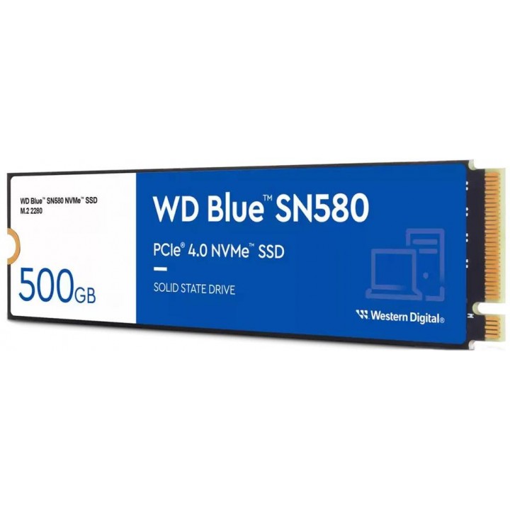 SSD 500GB WD Blue SN580 NVMe M.2 PCIe Gen4 2280