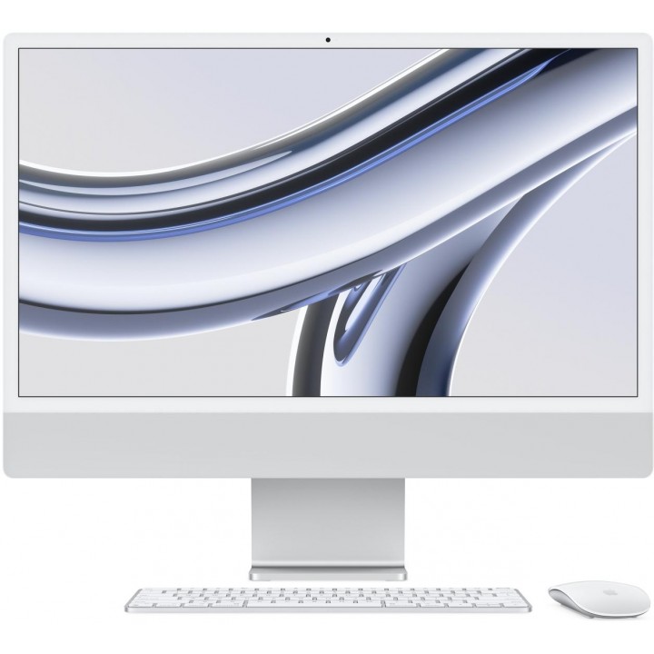 Apple iMac 24 23,5" 4480 x 2520 M3 8GB 256GB SSD M3 Sonoma Silver 1R