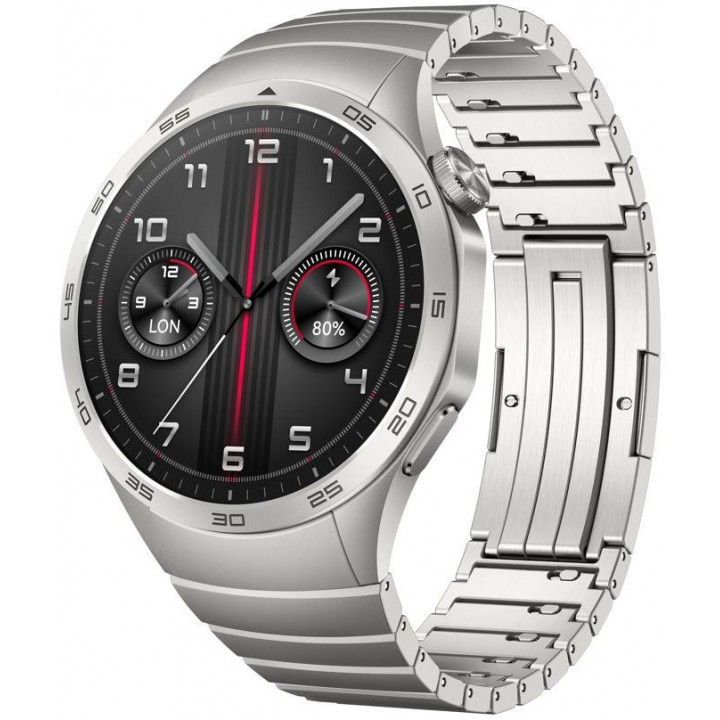 Huawei Watch GT 4 46mm Silver Elegant Band Silver