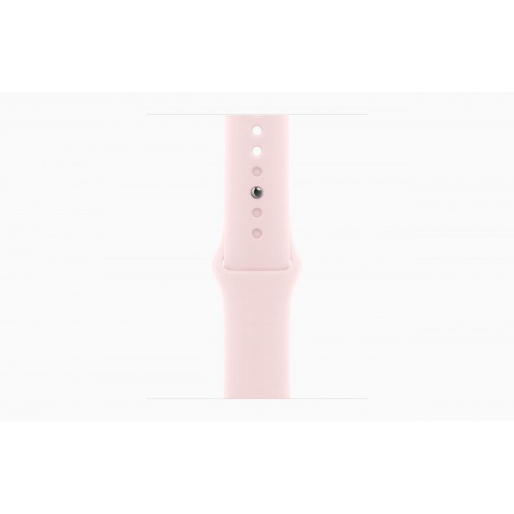 Apple Watch S9 45mm Pink Sport Band Light Pink -M L