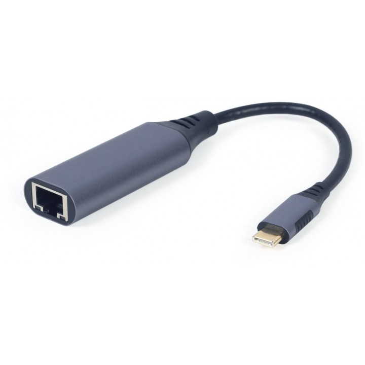 Adaptér Gembird USB-C to LAN Gbe RJ-45